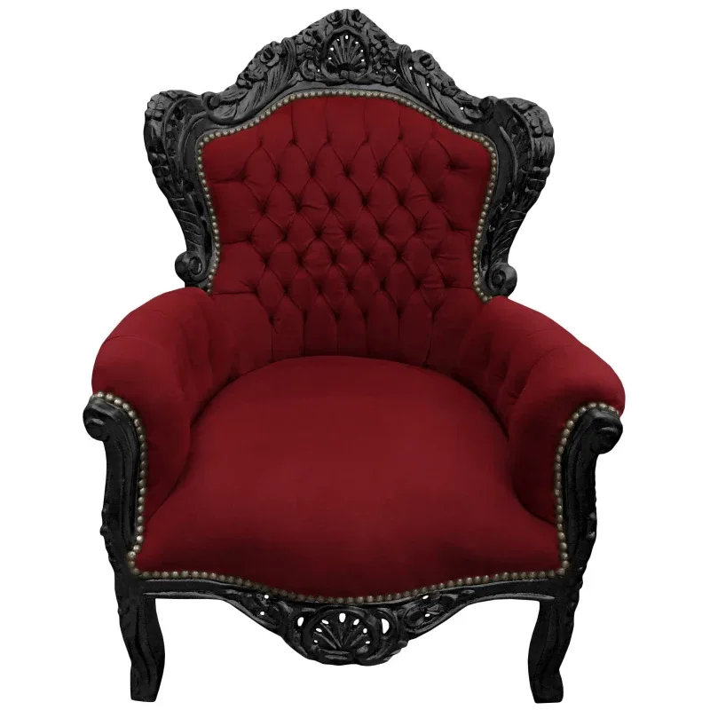 Baroque Velvet Armchair