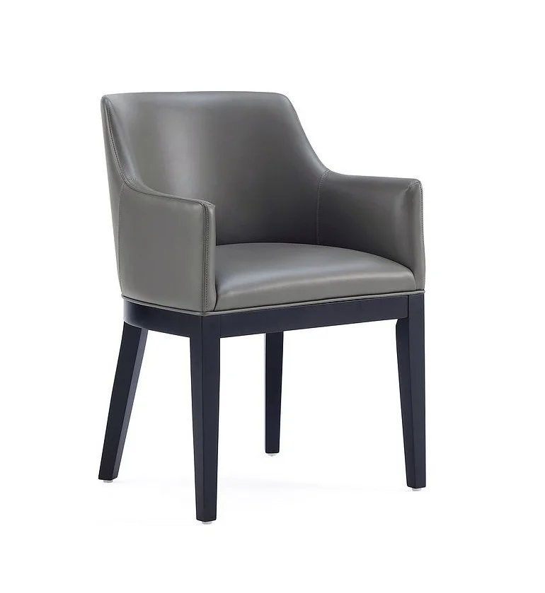 Gansevoort Modern Gray Upholstered Armchair