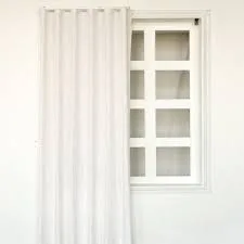 White Linen Sheer Curtains