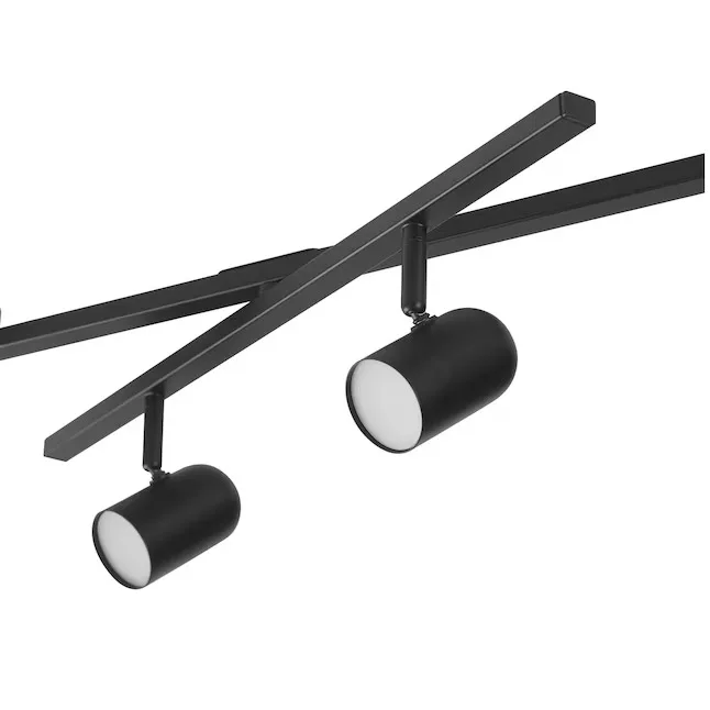 Matte Black Linear Track Lighting