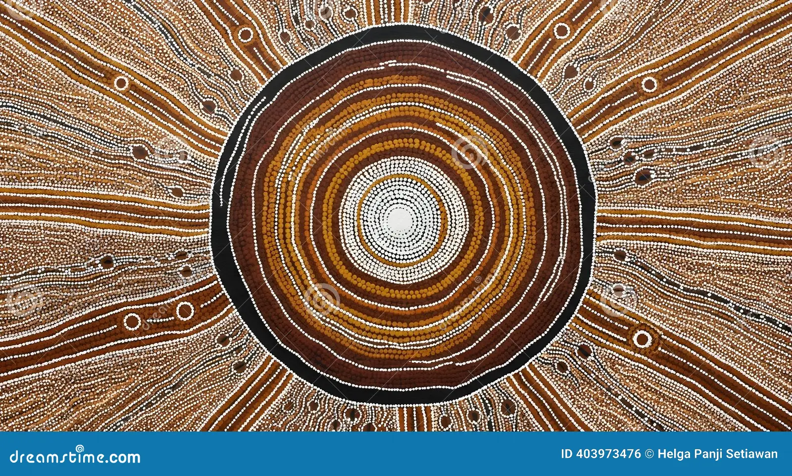 Aboriginal Dot Painting Wall Art