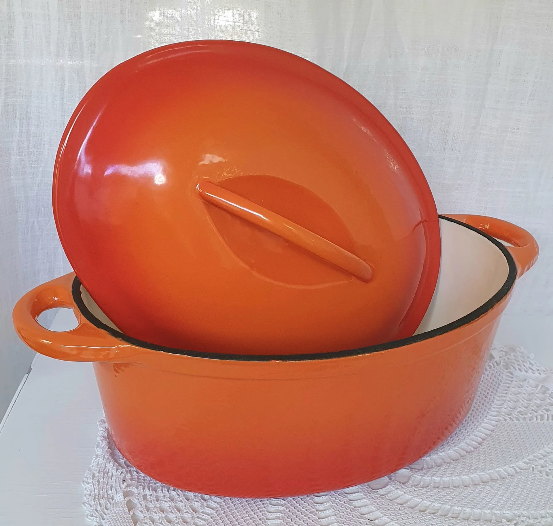 Le Creuset Orange Oval Dutch Oven