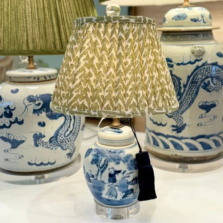Blue and White Porcelain Table Lamp