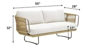 Modern Woven Outdoor Sofa