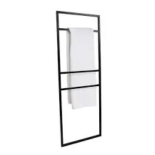 Matte Black Metal Blanket Ladder