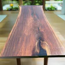 Live Edge Walnut Dining Table