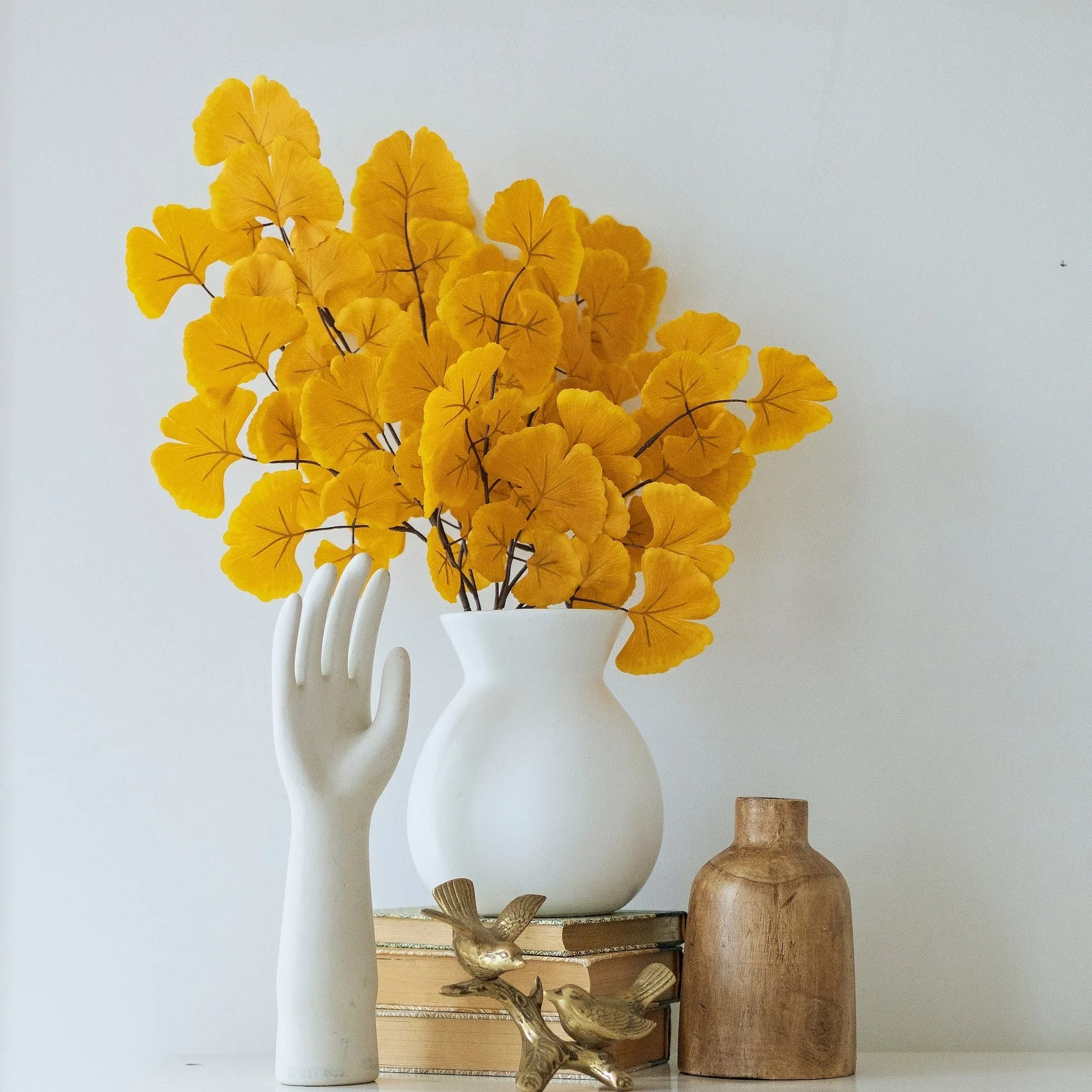 Ginkgo -yellow - faux