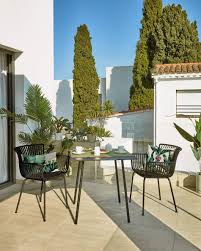 Kave Home Surpika Black Metal Outdoor Armchair