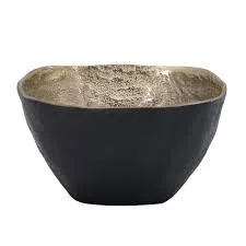 Square Metal Decorative Bowl