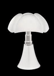 Pipistrello White Metal Table Lamp