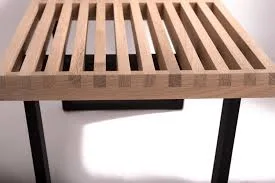 Mid-Century Modern Slat Bench