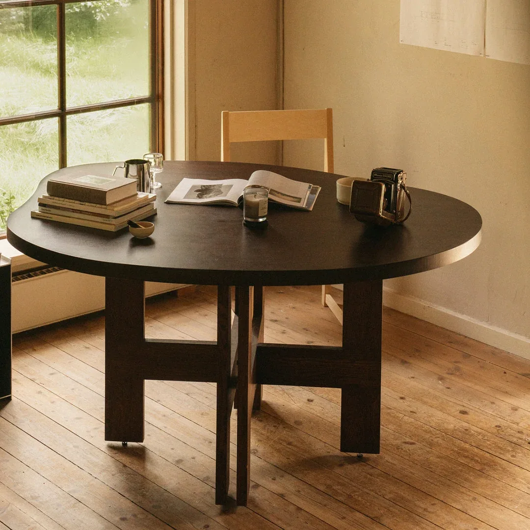 Pond Organic Oval Oak Dining Table