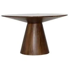 Carrera Round Wood Dining Table