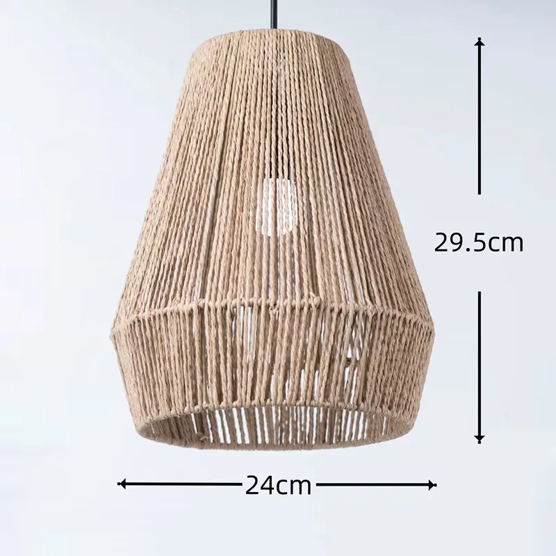 Woven Rattan Pendant Light