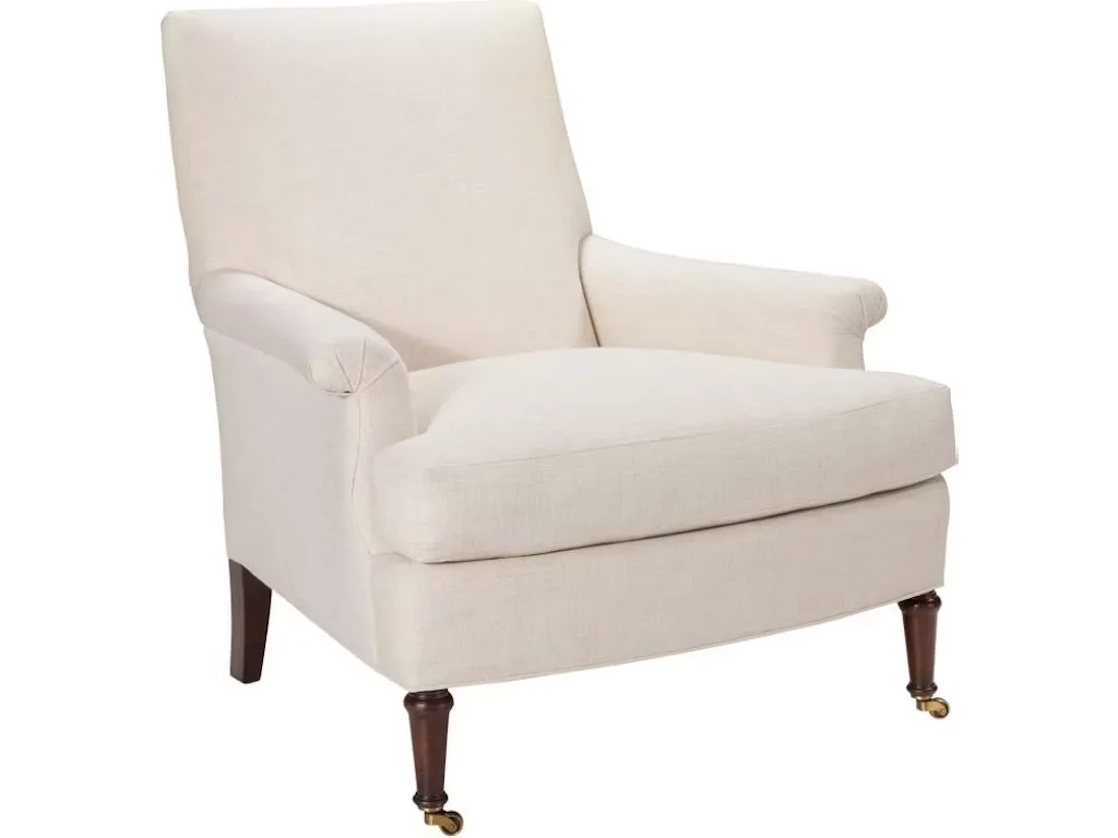 Cream Fabric Armchair