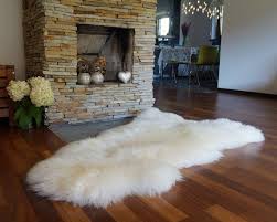 Natural Cream Sheepskin Rug