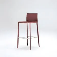 Bontempi Linda Leather Bar Stool