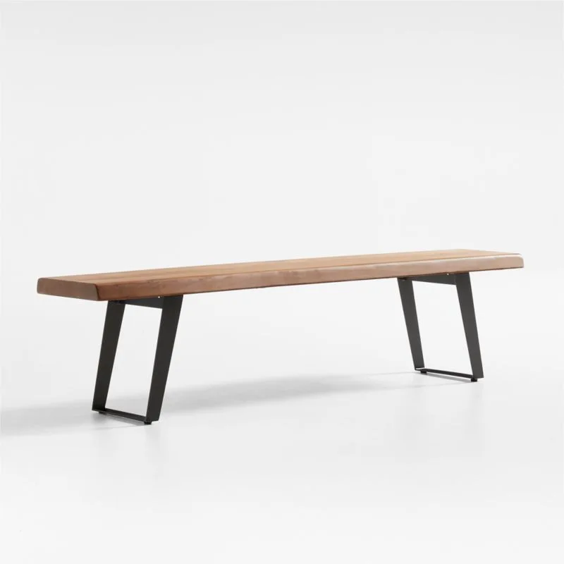 Yukon Natural Live Edge Wooden Bench