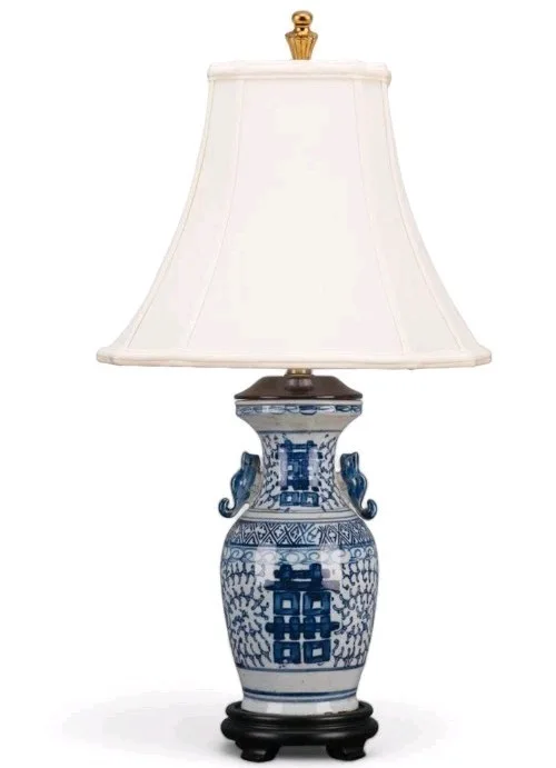 Ginger Jar Blue and White Porcelain Table Lamp