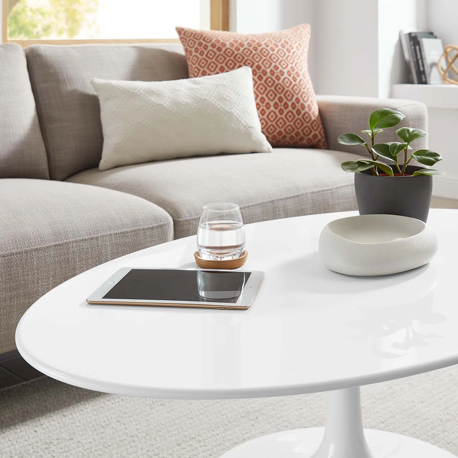 Tulip Oval Coffee Table