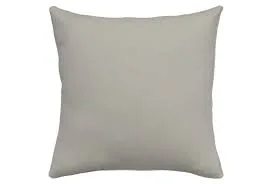 Solid White Square Decorative Pillow