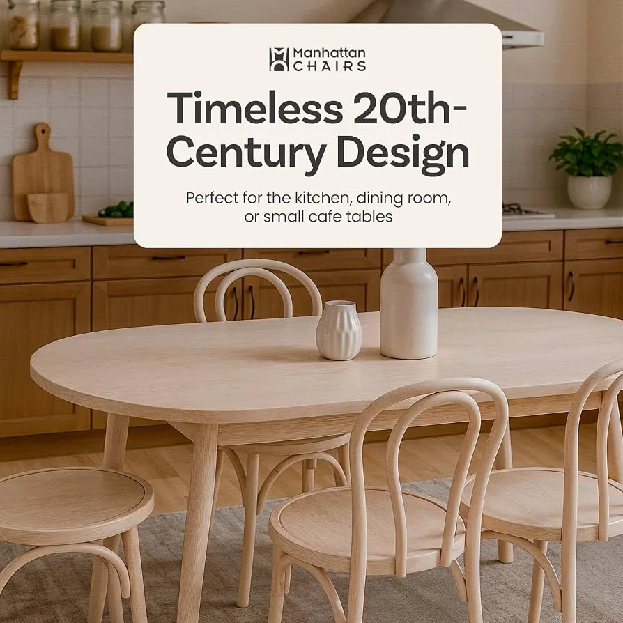 Natural Wood Bentwood Dining Chair