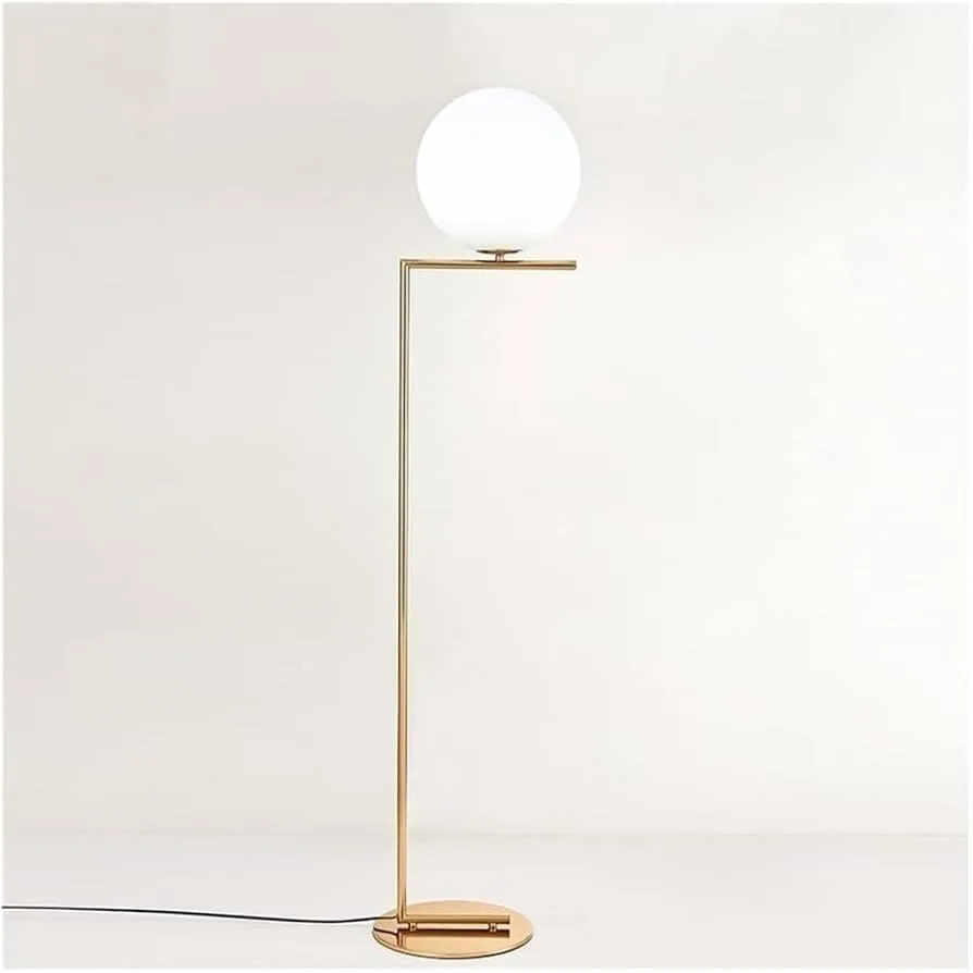 Minimalist Gold Metal Floor Lamp