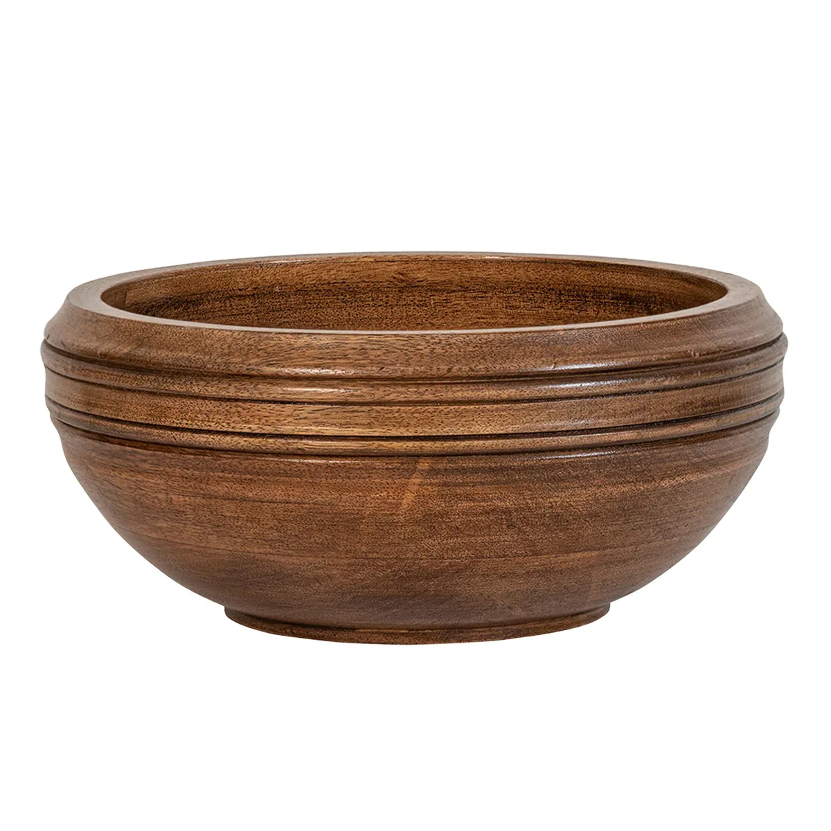 Bilbao Round Wooden Bowl