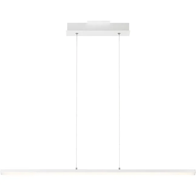 Access Lighting Float Matte White Linear Pendant Light