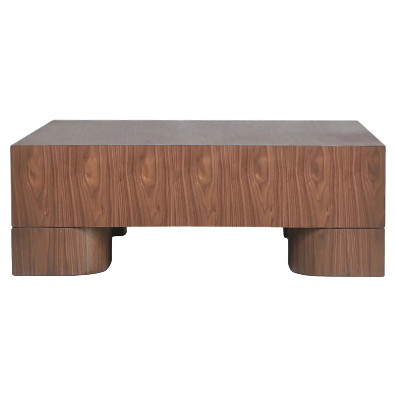 Elias Modern Square Wood Coffee Table