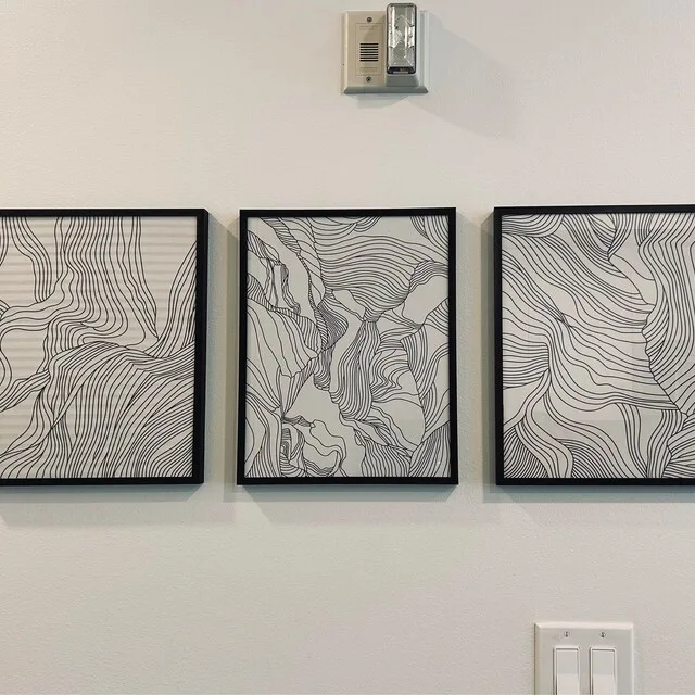 Modern Minimalist Framed Wall Art