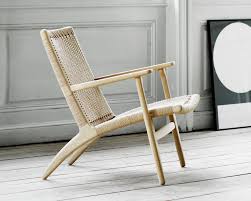 Natural Wood Lounge Chair