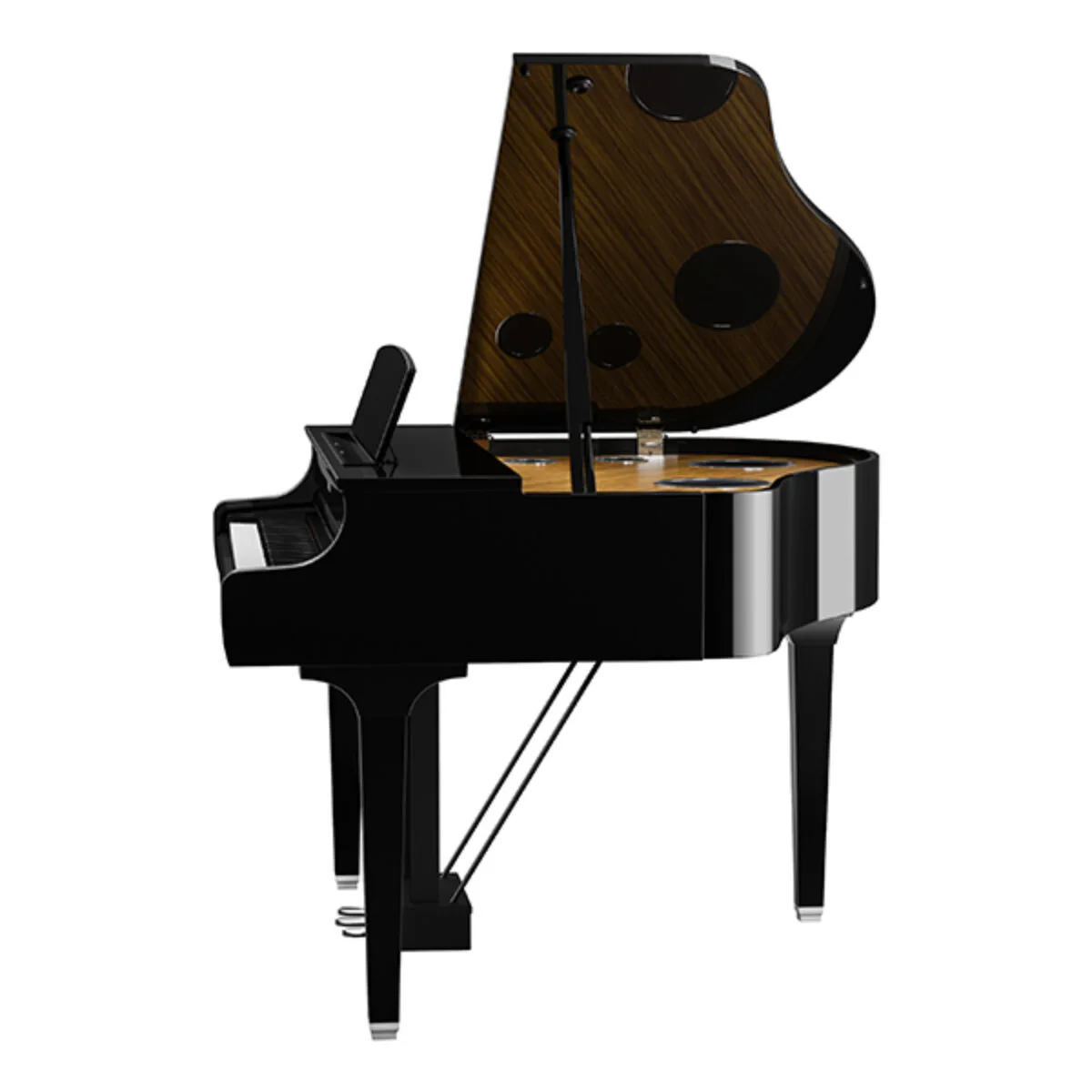 Polished Black Grand Piano