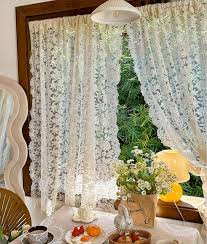 Floral Lace Curtains