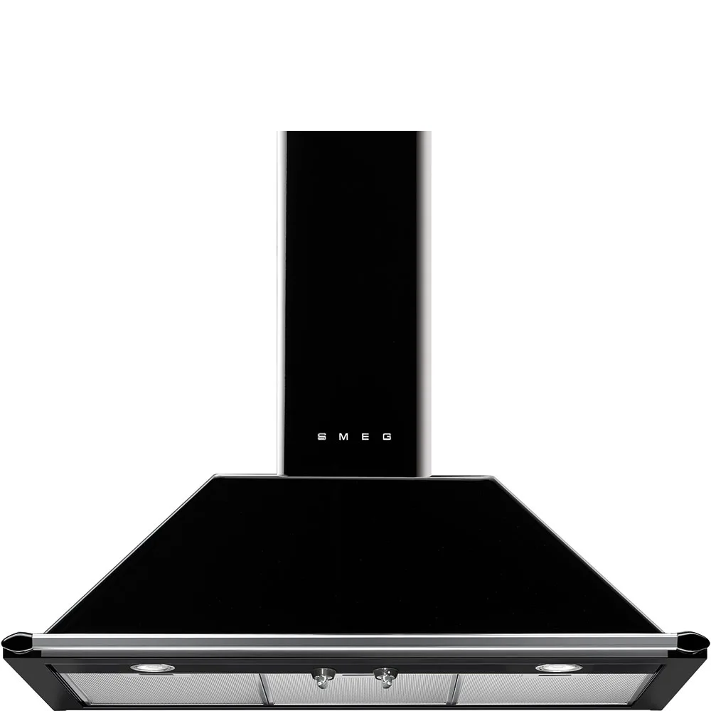 Black Metal Range Hood