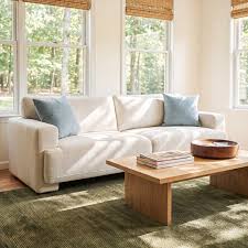 Cream Upholstered Sofa