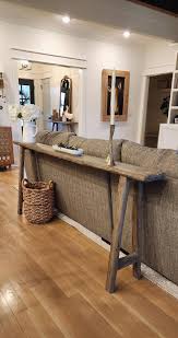 Rustic Wood Console Table