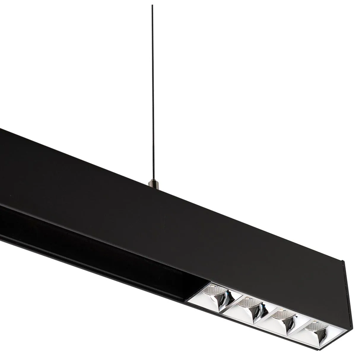 WAC Lighting Ventrix Matte Black Linear Pendant Light