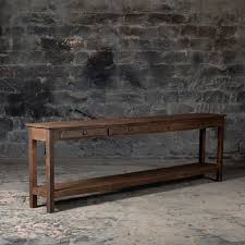 Rustic Wood Console Table
