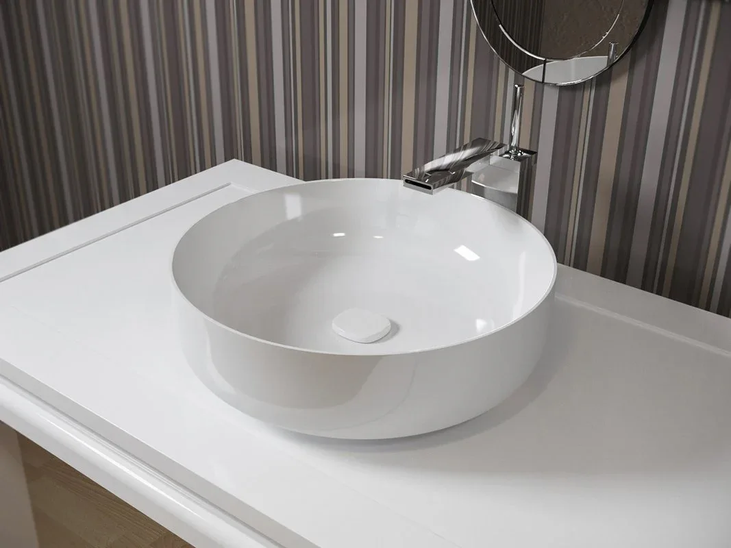 Metamorfosi Round Ceramic Vessel Sink