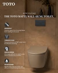 TOTO Matte Wall Faced Toilet