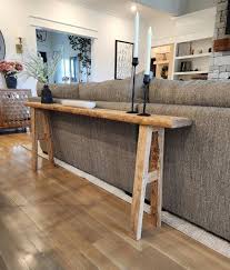 Rustic Wood Console Table