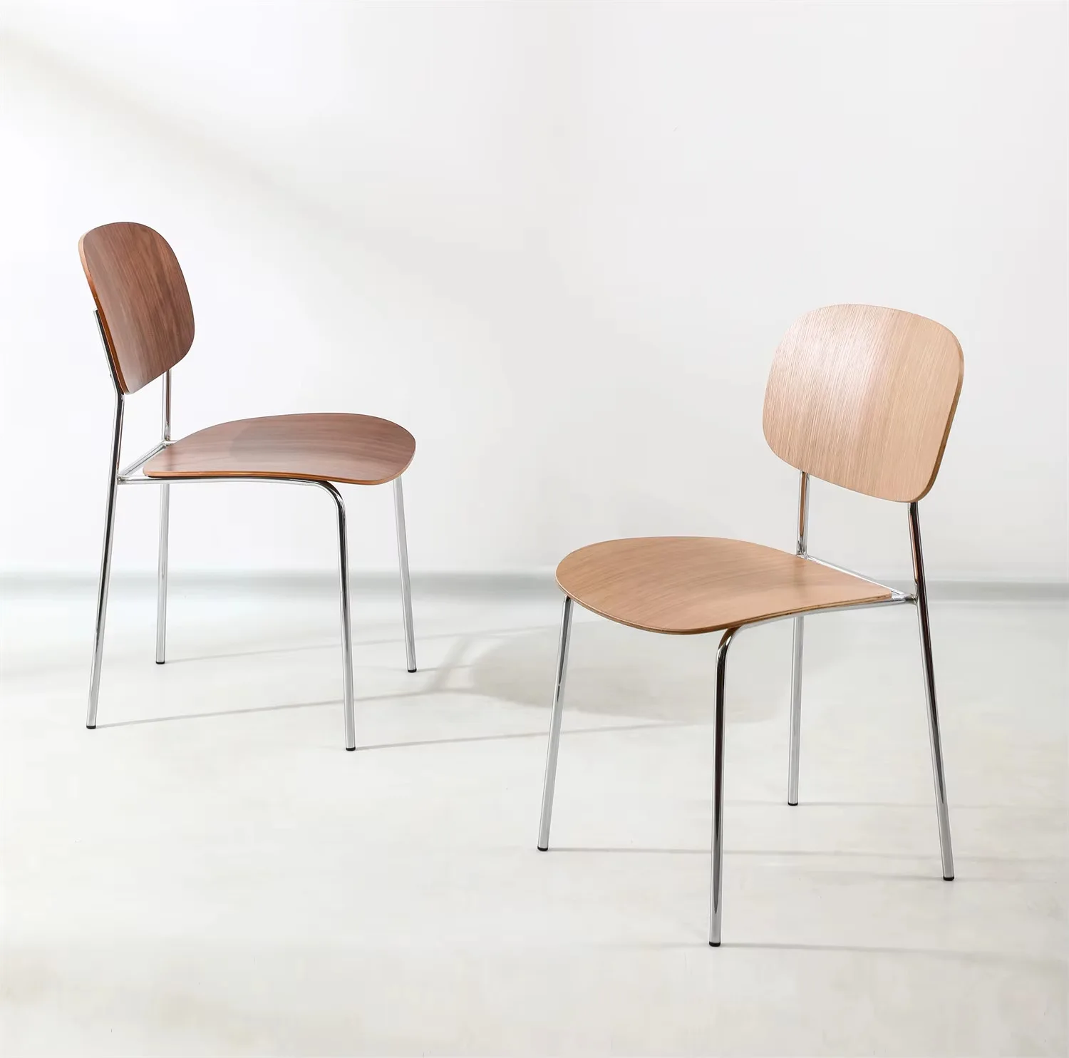 Minimalist Oak Wood Dining Chair