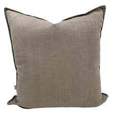 Solid Linen Throw Pillow