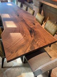 Live Edge Walnut Dining Table