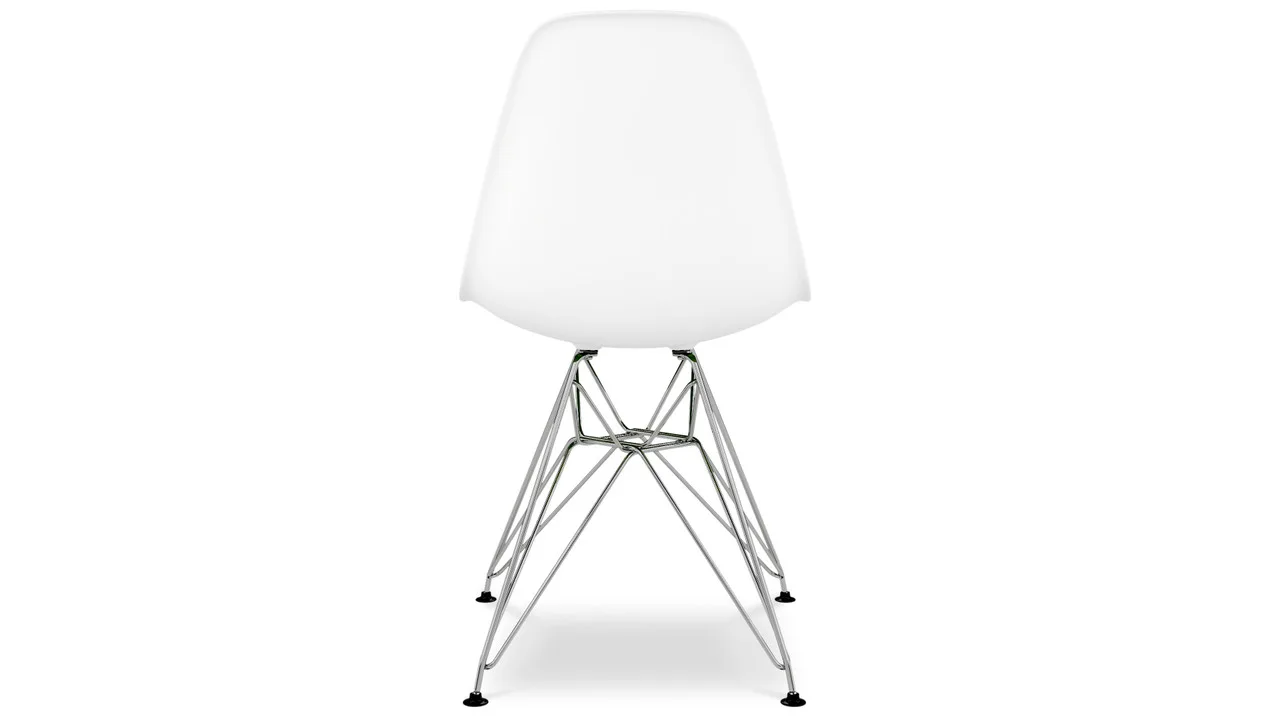 White Molded Shell Chair