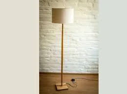 Minimalist Wood Floor Lamp