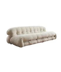 Soriana Cream Tufted Sofa
