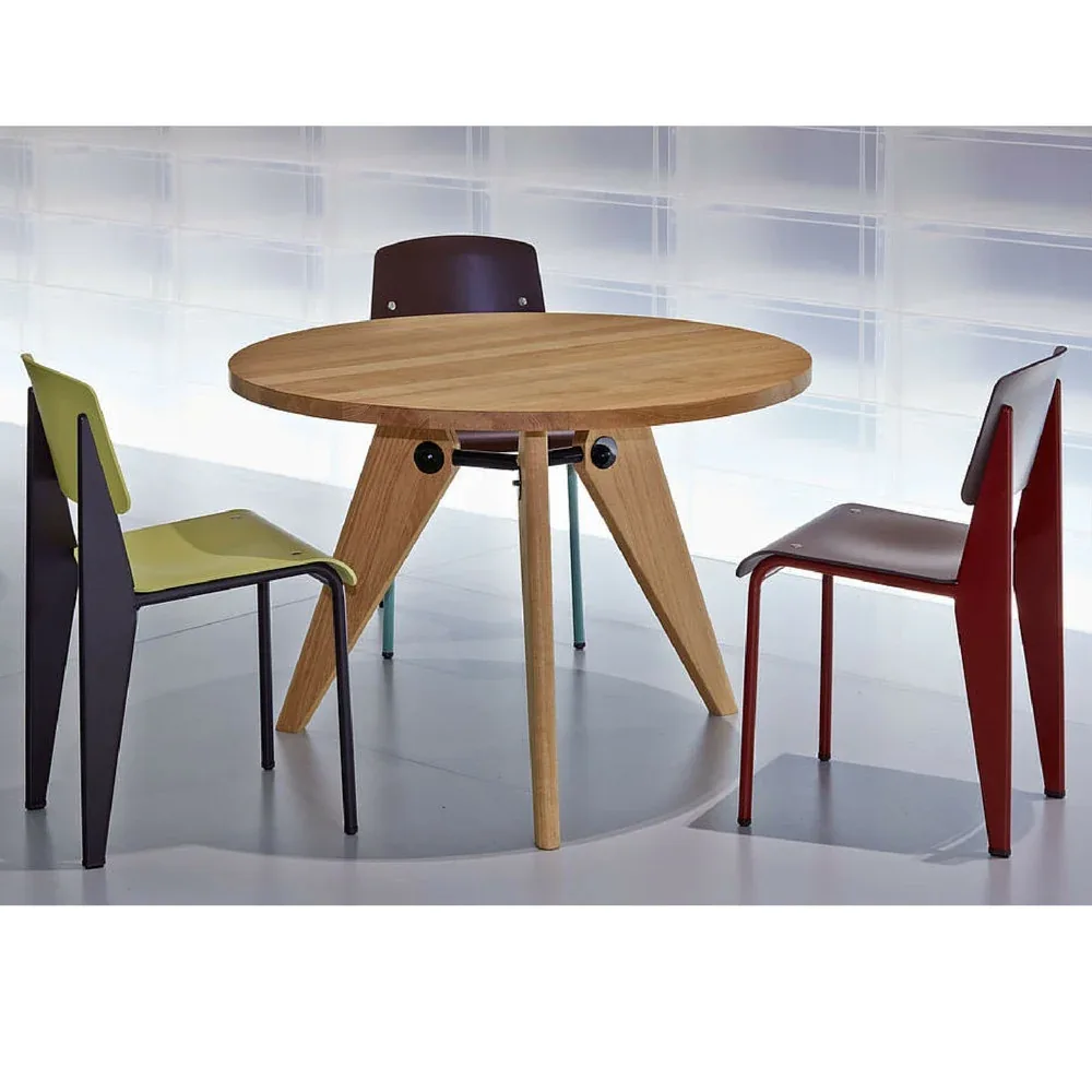 Vitra Guéridon Round Wood Dining Table