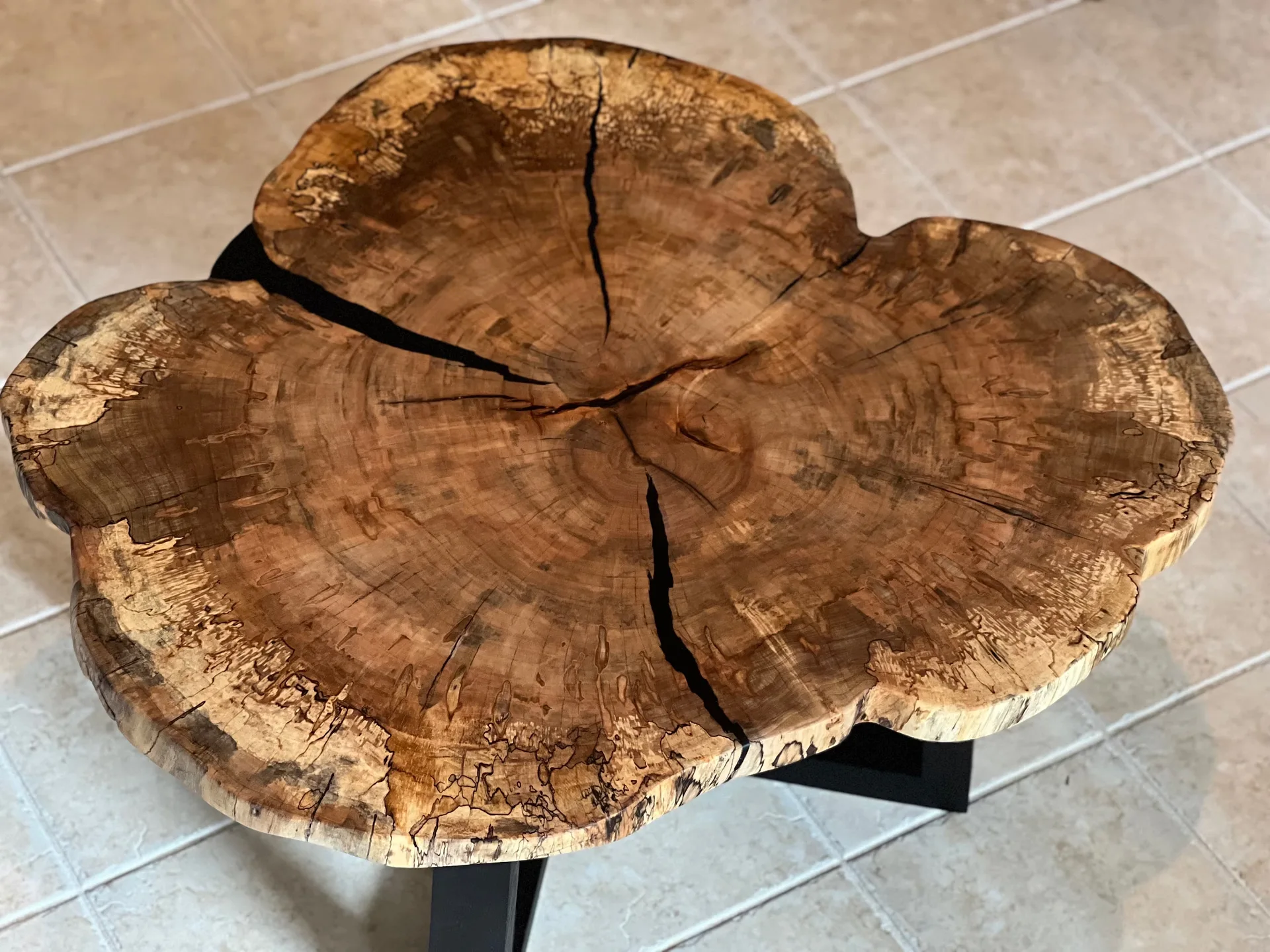 Live Edge Log Coffee Table